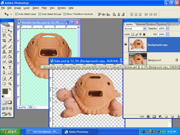 Creation of Totem pole: Step 1